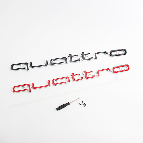 2 st Audi A3 A4 A6 A7 Q3 Q5 eftermontering quattro mittgaller centr