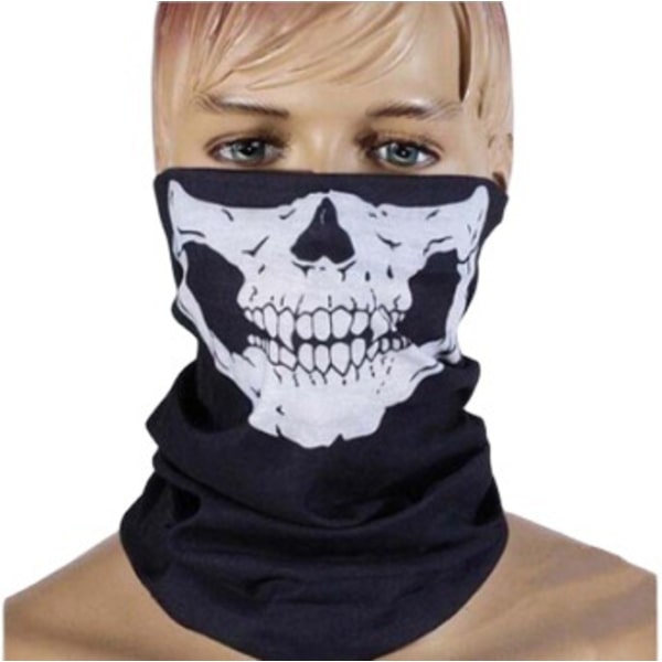 Motorsykkelbriller 2 stykker Multifunksjon motorsykkel Skull Face