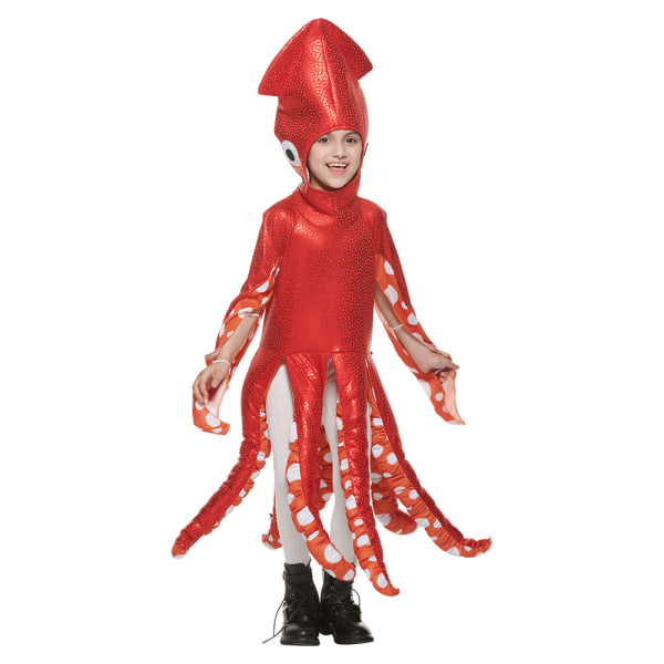 Halloween kids play costumes sea creatures cute squid jumpsuit s