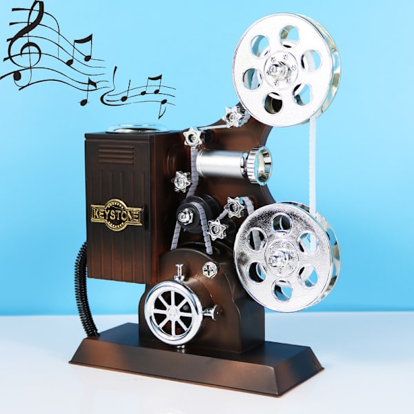 Elokuva Projektori Musiikkilaatikko, Mini Antiikki Vintage Käsityö Musiikkilaatikko