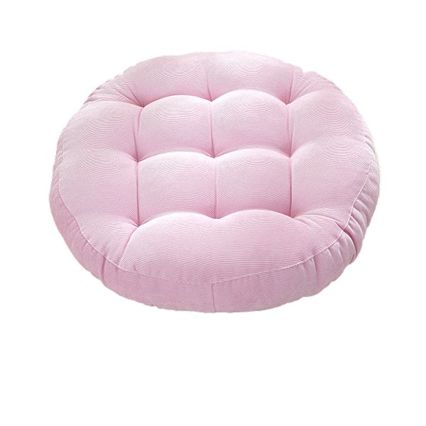 Paksun samettikangas pyöreä tatami-tyyny （45*45cm） Pink