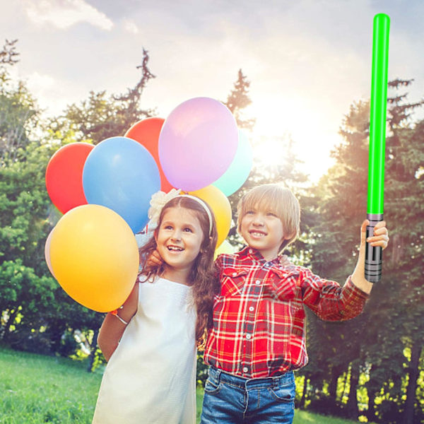 10 stk. oppustelige ballonstjernekrigs lyssværd til fest