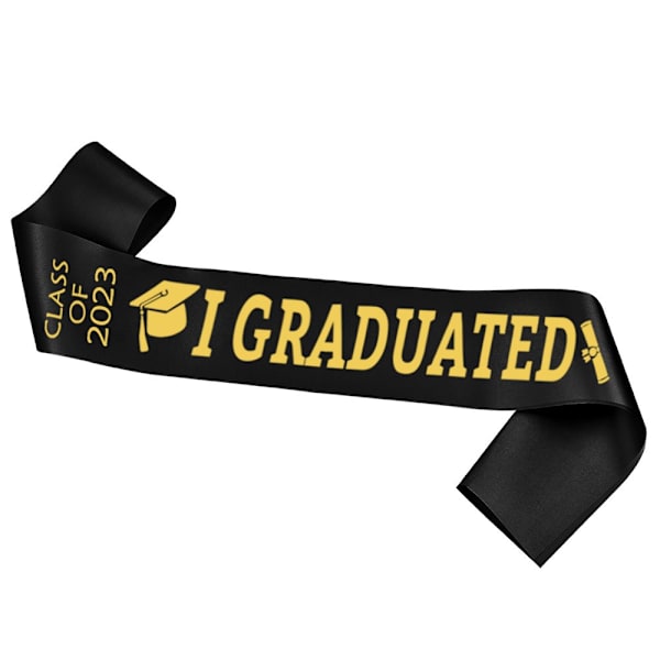 2023 Examen Mössa med Stola Graduation Sash för Graduation Part