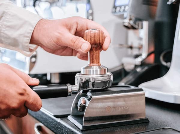 Tamper sæt 51 mm - Rustfrit stål kaffetamper og ægte træ h