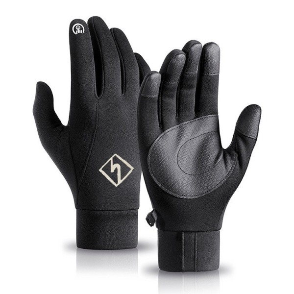 Outdoor Sports Warm Gloves Winter Windproof Plus Fleece Thickene