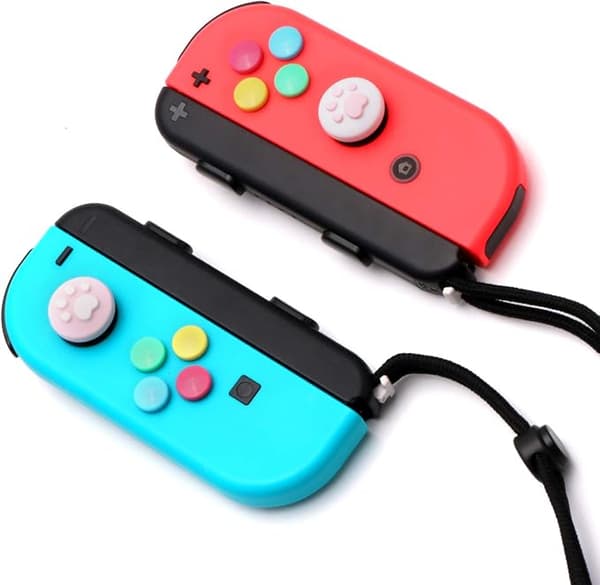 Switch-knapknapper, poteaftryk-tommelfingergrebsknapper til Nintendo Switc