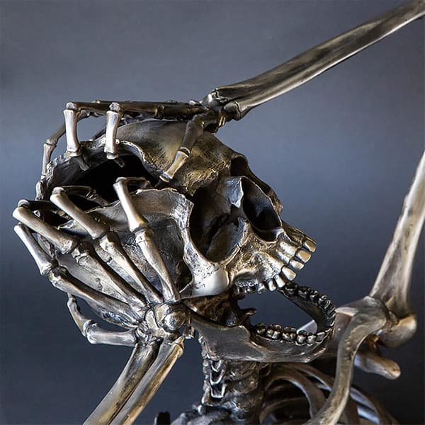 Bryt reglene Madness Skeleton Bust Sculpture, bryter alle