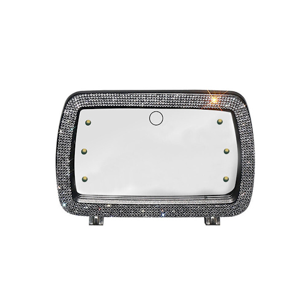 6 LED Bling aurinkolipan peili meikkipeili sisustus auto sisustus