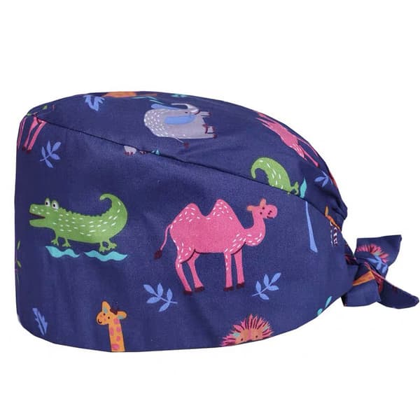6 stk Justerbar Bomullsarbeidshette Unisex Beauty Cap
