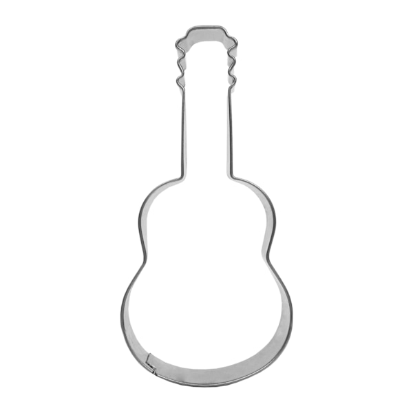 Guitar Cookie Molds Printing Musical Notes Rustfrit Stål Presse