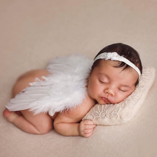 Baby Angel Wings Baby Angel Feather Wings Baby Photo Prop Nyfødt