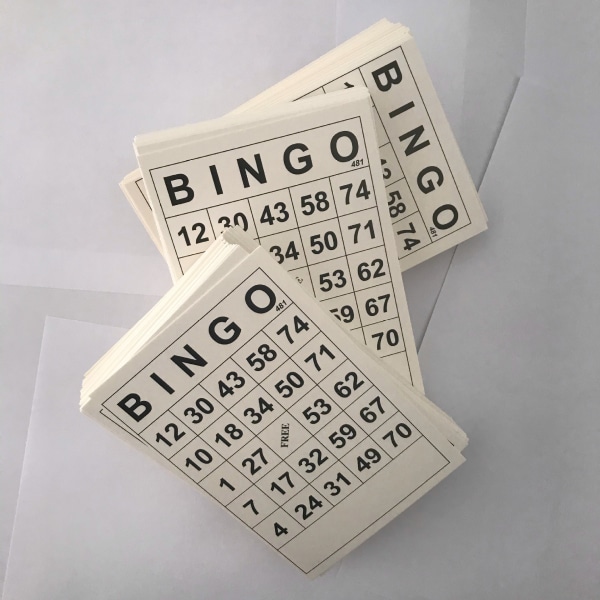 60 ei-toistuvaa bingo-korttia BINGO-kortti lasten digitaalinen sisäänpääsy