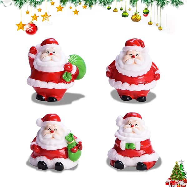 Miniature julefigurer julepynt, julepynt