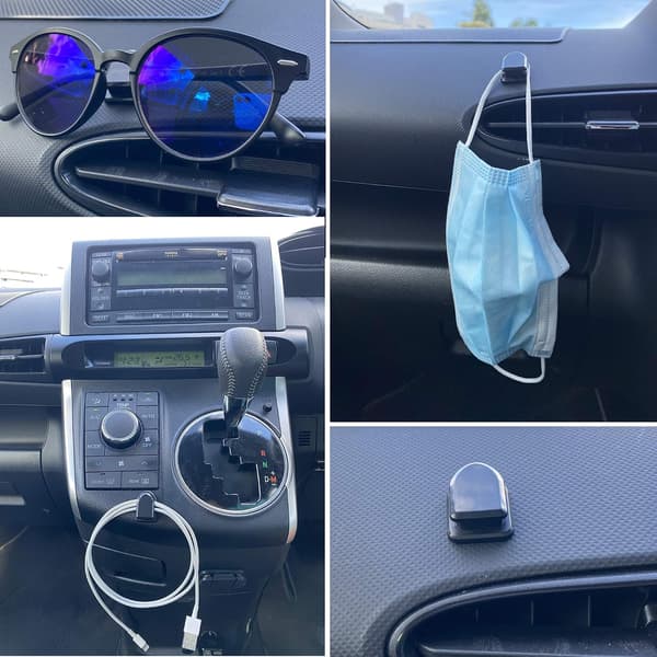 30 stk. Auto Dashboard Krog Holder Multifunktionel Memory Key Krog