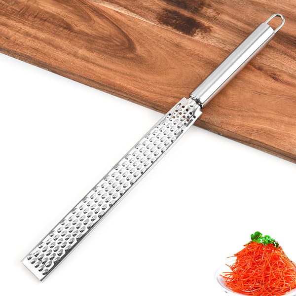 Lang rivjern, reddikostrivjern i rustfritt stål, melon og fru