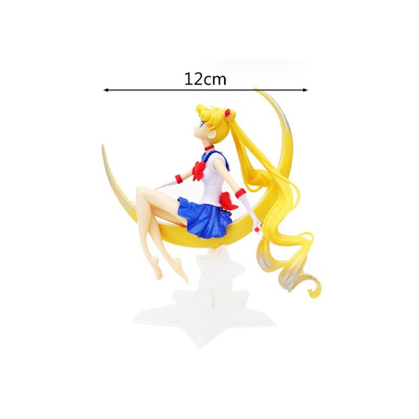 Anime Sailor Moon PVC Dukke Pige Legetøj Kage Dekoration Action Model
