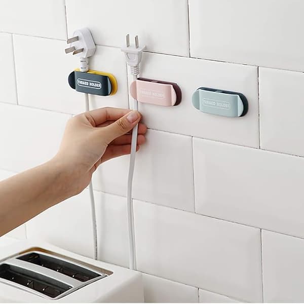 Socket Wire Holder Non-Marking Cable Retainer Hook, Cable Clips