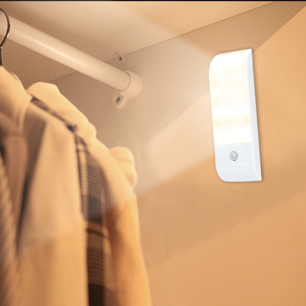 Uppladdningsbar LED-infraröd Human Body Sensing Lamp Bedroom Cabine