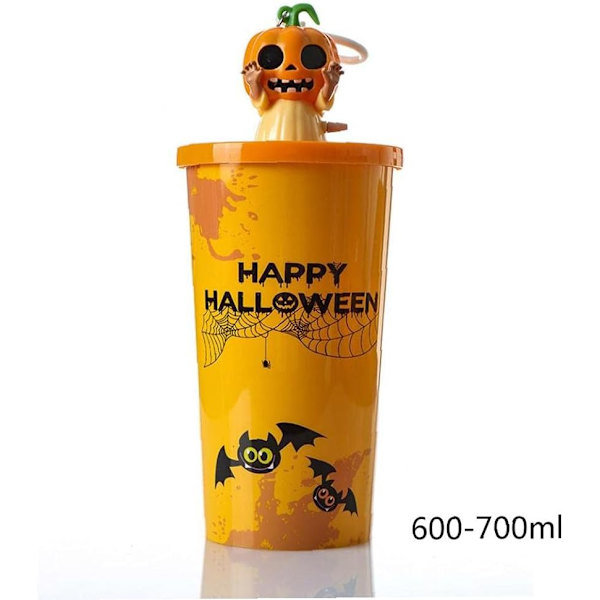 Halloween Gresskar Halm Tumbler Mekanisk Halloween Nøkkelring St