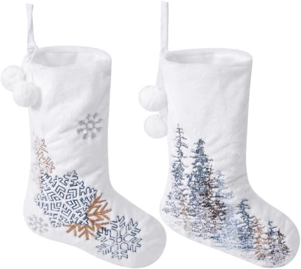 20 tommer jule strømper Sequin plys strømper 2022 Xmas Fla
