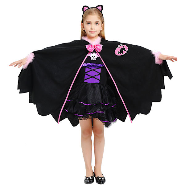 Pige Katte Kappe Halloween Kappe Kostume Maskebold Børn Cos