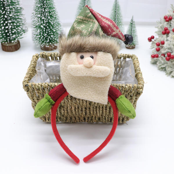 3 st juldekorationer jul huvudknapp fest rekvisita barn