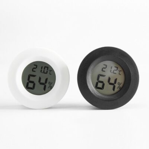 2-Pack Mini Hygrometer Thermometer Digital LCD Monitor