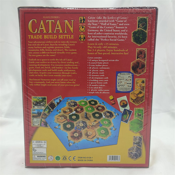 Katan Island brætspil CATAN pædagogisk fritidsspil kort til