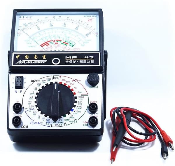 Elektrisk multimeter AC DC-tester Voltmeter Ammeter Ohmmeter Mu
