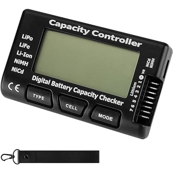 Digital batterikapacitetstestare, batterikapacitetsspänningskontroll