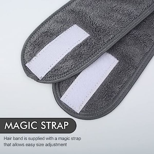 3 stk. Mikrofiber Hårbånd til Kvinder Makeup Spa Vaskbart Hårbånd