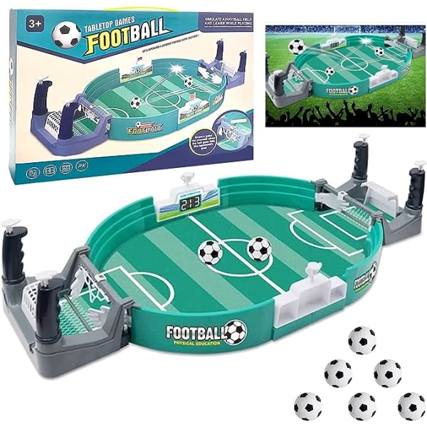 Mini Foosball Game, Fotboll Brädspel med 6 bollar Fotboll Ta