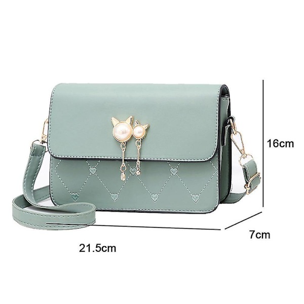 Muodikkaan kissanpään muotoinen crossbody-olkalaukku