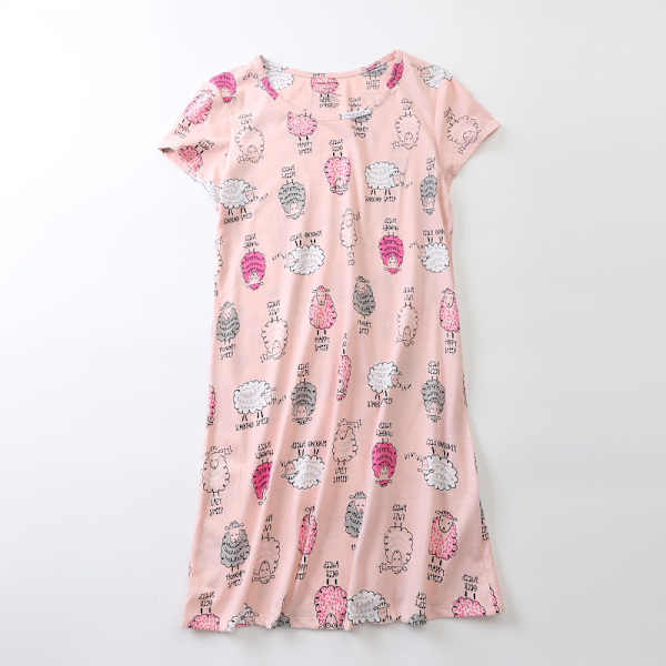 Dam Pyjamas Bomull Pyjamas Kortärmad Pyjamas Bekväma