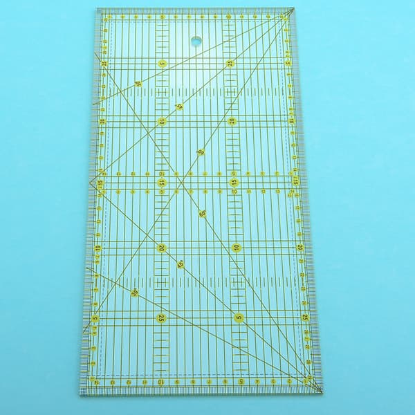 Patchwork lineal 30cm x 15 cm, lineal de costura