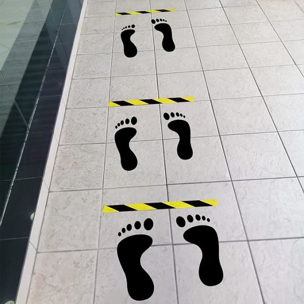 Footprint Stickers Footprint Stickers Golvdekaler PVC Footpri