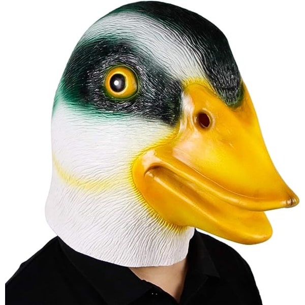 Deluxe Halloween Mask Anka Huvud Color2