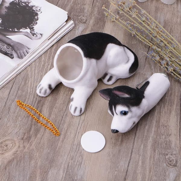 Bevegelig hodehund-ornament Bilpynt Interiørtilbehør