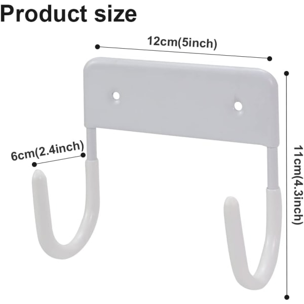 Väggmonterat strykbrädehållare Strykbrädesställ Organizer Wal