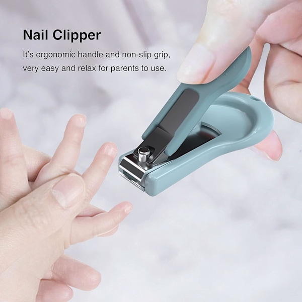 Baby nagelklippare kit, baby manikyr pedikyr kit, nyfödd nagel
