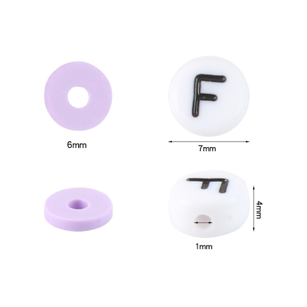 3700 pärlor för smycken DIY färgglatt armband