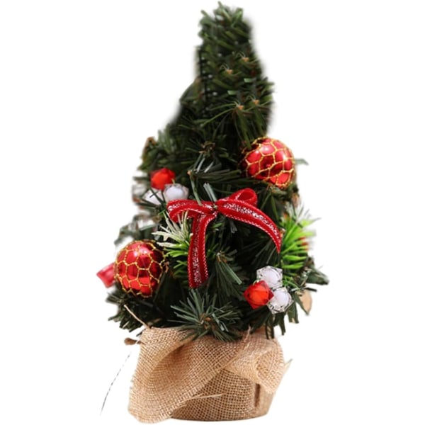 Mini juletre scene layout sløyfe lett falsk Kristus