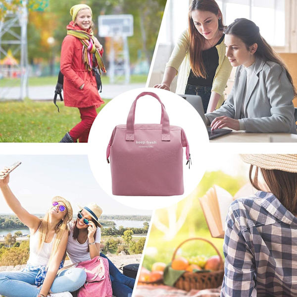 Yksinkertainen eristetty lounaslaukku Eristetty Bento-laukku Tote-lounaslaatikko Ba