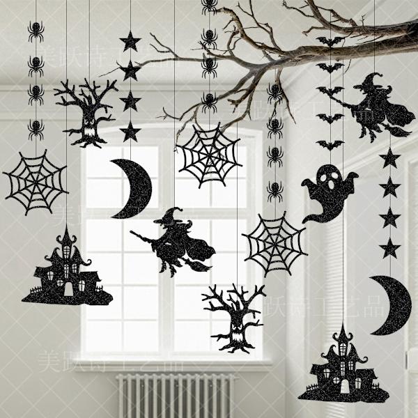 Halloween-aiheiset riippuvat pyörteet - Halloween-juhlasuikaleet