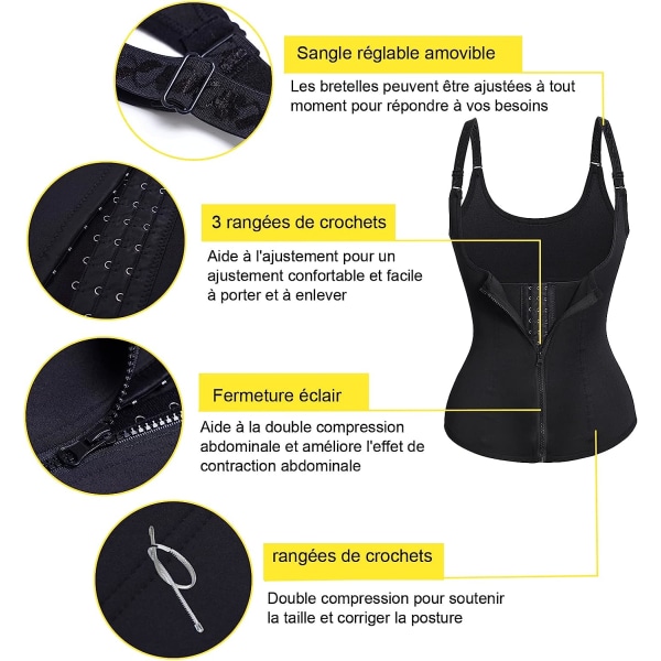 Kvinde flad mave slankende usynlig body shaper -M