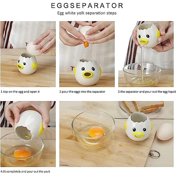Kylling eggseparator - gul