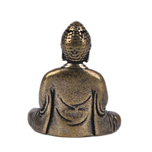 Mini Buddha-staty i thailändsk stil, heminredning, liten prydnad