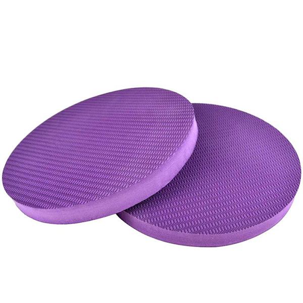 2 stk. Yoga Fitness Pads Skum Pads Sports EVA Pilates Skridsikre Runde Pads
