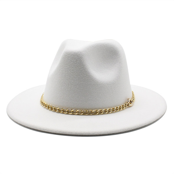 Voksen Hvid Filt Rodeo Cowboy Western Cowgirl Hat Halloween Kostume
