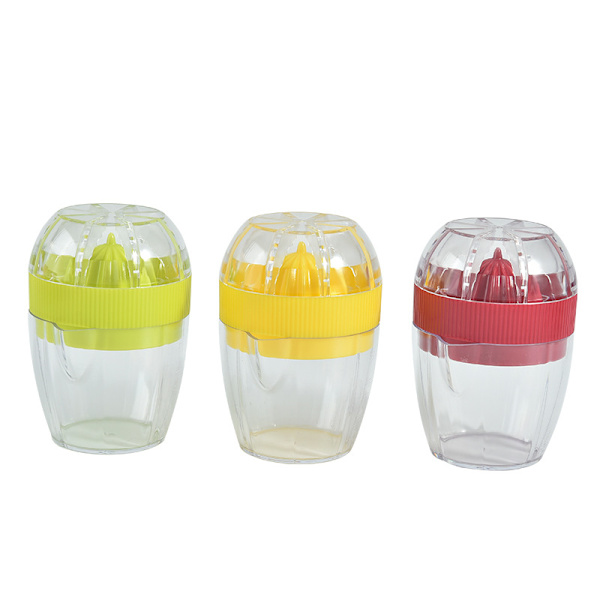 1 \"Frisk & Frugtig\" Citron- og Limepresser med Beholder og Låg,